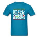 Black Owned  Business - turquoise