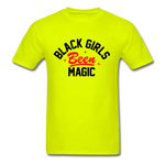 Black Girl Been Magic - safety green