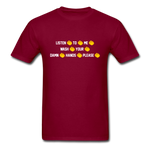 Listen To Me - burgundy